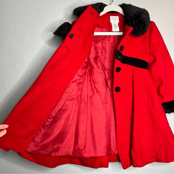 Talbots | Jackets & Coats | Talbots Kids Wool Blend Red And Black ...